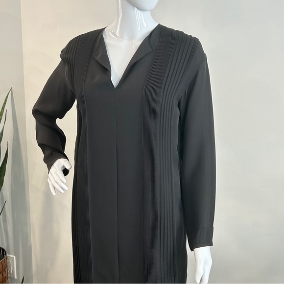NWOT Vince 100% Silk Pintuck Tunic Dress - Picture 9 of 11